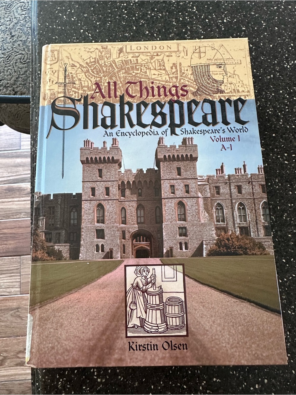 All Things Shakespeare Volume 1 A-I  — Blue & Tan Hardcover Coffee Table Book